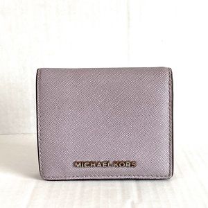 Micheal Kors crossgrain billfold leather wallet